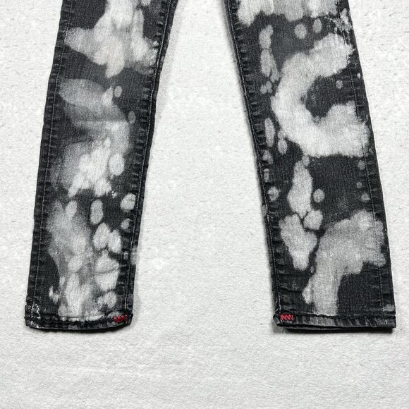 True Religion Jeans Boys Size 7 Black Gray Geno Super T Jeans Pockets - Picture 3 of 13